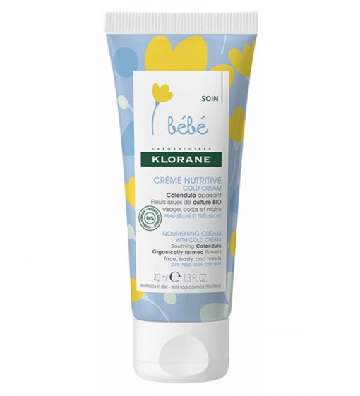 Klorane Bébé Crème Nutritive au Cold Cream – 40 ml