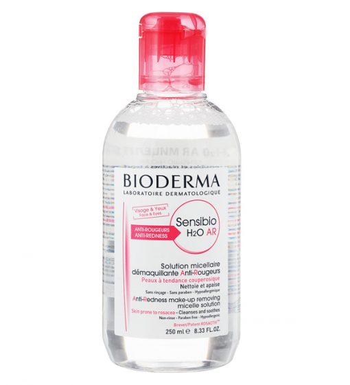 Bioderma Sensibio H2O AR | Solution micellaire anti-rougeurs pour peaux sensibles | 250 ml