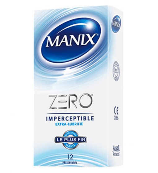 Manix Zéro Imperceptible Extra-Lubrifié – 12 Piéces