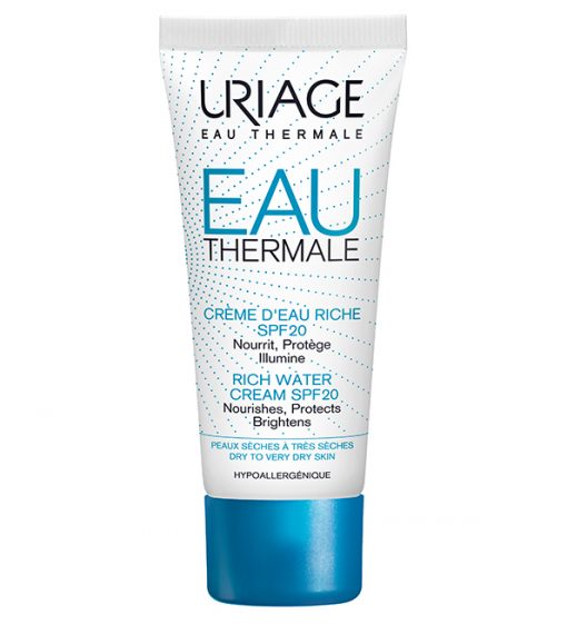 Uriage – Eau Thermale – Crème d’Eau Riche SPF20 – 40 ml