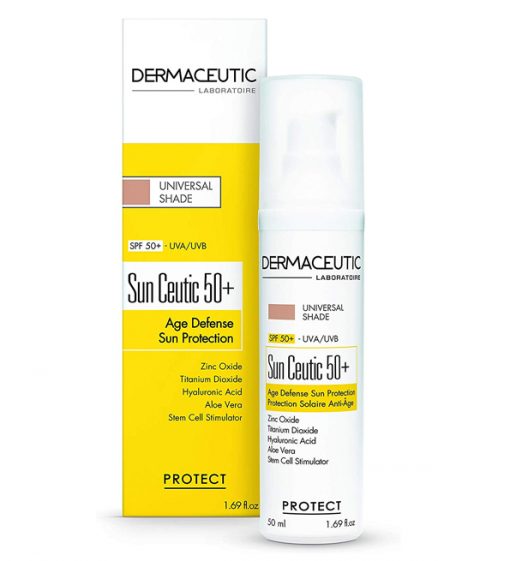 Dermaceutic – Sun Ceutic 50+ teinte Très haute Protection Solaire Anti-âge – 50 ml