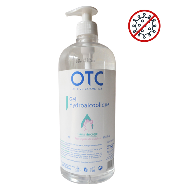 OTC Gel hydroalcoolique 1 L - Astika Para