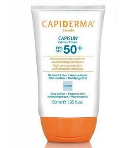 Capiderma – Capisun Crème solaire invisible SPF50+ – 50 ml