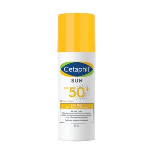 CETAPHIL SUN FACE FLUIDE TEINTE SPF 50+ 50ML