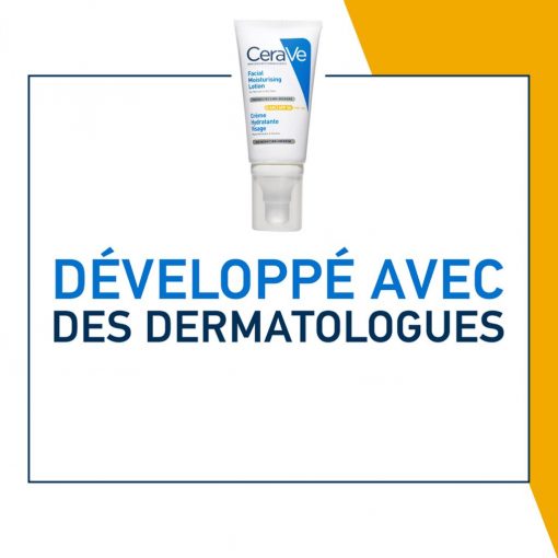 CeraVe crème hydratante visage SPF50 peaux normales à sèches | 52ml – Image 6