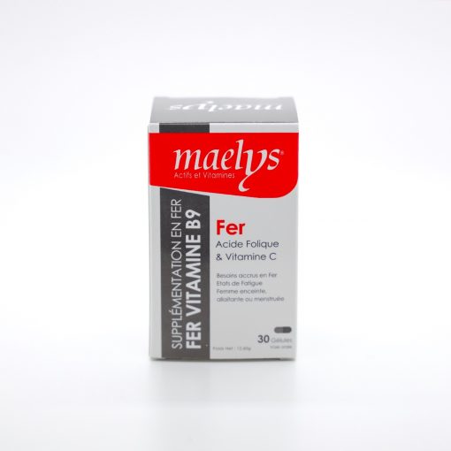 Maelys Fer Acide Folique & Vitamine C – 30 gélules – Image 2