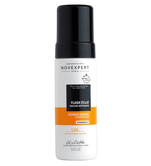 Novexpert Vitamine C Flash Eclat Mousse Nettoyante – 150 ml