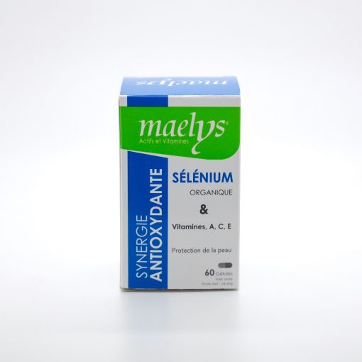 Maelys Sélénium organique & Vitamines A, C, E – 60 gélules – Image 2