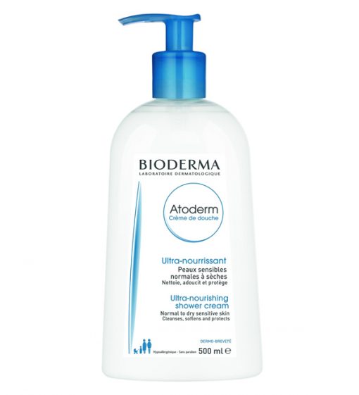 Bioderma Atoderm Crème Lavante | Gel douche hydratant pour peaux sèches et sensibles | 500 ml