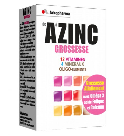 PR – Azinc Grossesse – 30 Comprimés