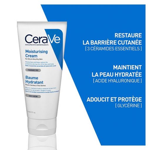 CeraVe Baume Hydratant Nourrissant Peau Sèche à Très Sèche | 177ml – Image 2