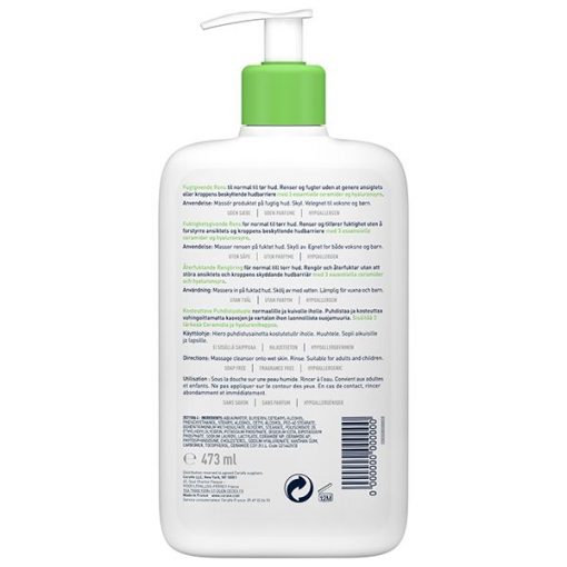 CeraVe Crème Lavante Hydratante Peau Normale à Sèche | 236ml – Image 2