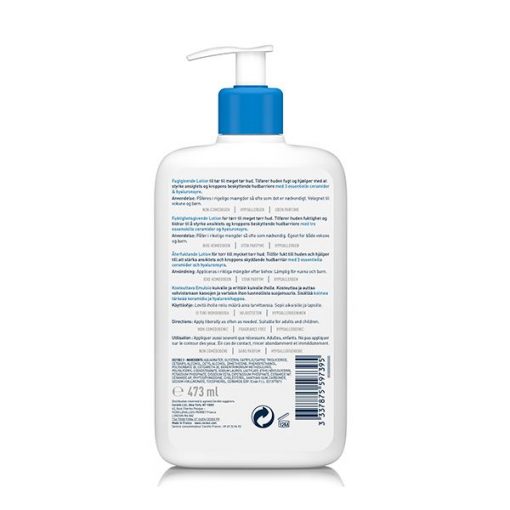 CeraVe Lait Hydratant Léger Peau Sèche à Très Sèche | 473ml – Image 2