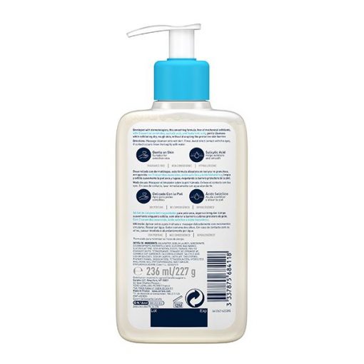 CeraVe SA Gel Nettoyant Anti-Rugosités Peau Sèche et Rugueuse | 236ml – Image 2