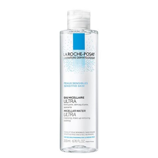 La Roche-Posay Eau Micellaire Ultra Peau Sensible | Eau Micellaire Démaquillante pour Peau Sensible | 200ml