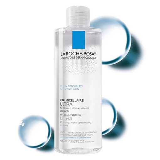 La Roche-Posay Eau Micellaire Ultra Peau Sensible | Eau Micellaire Démaquillante pour Peau Sensible | 400ml – Image 2