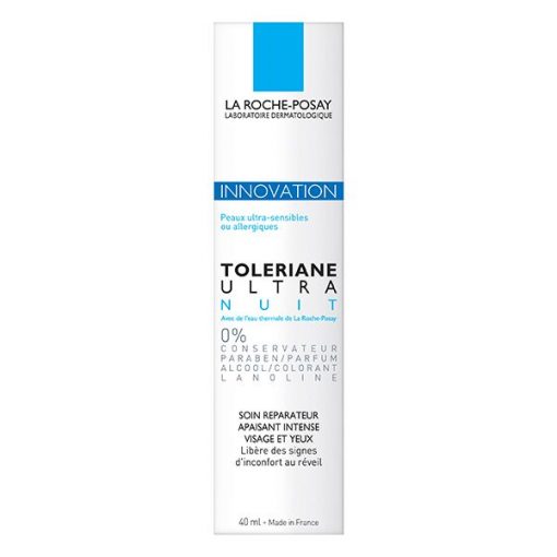 La Roche-Posay Toleriane Ultra Soin Réparateur Apaisant Nuit Peau Très Sensible | 40ml – Image 4