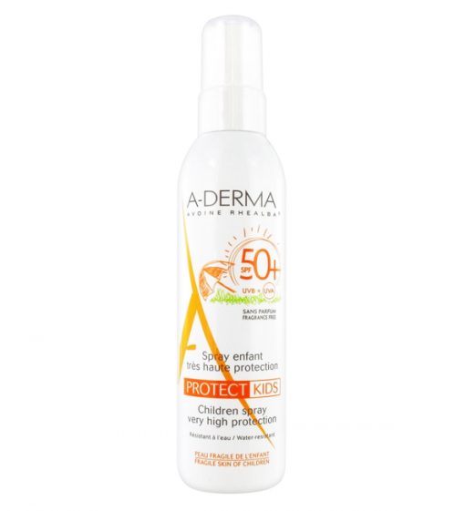 A-Derma Protect Kids Spray Enfant très haute protection SPF 50+ – 200 ml