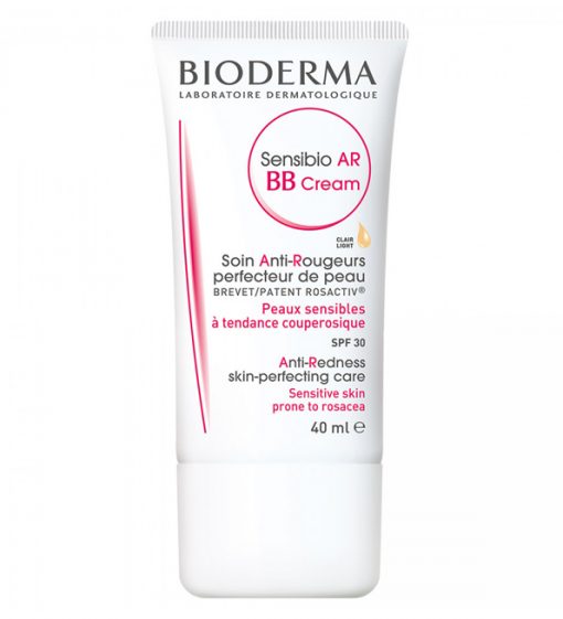 Bioderma Sensibio Bb Creme Ar | Crème teintée anti-rougeurs SPF 30+ pour peaux sensibles | 40 ml