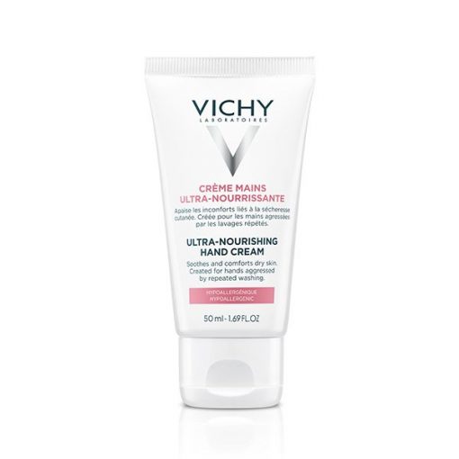 Vichy Crème Mains Ultra-Nourrissante Mains Desséchées et Agressées | 50ml