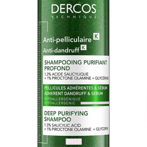 Vichy Dercos Shampoing Anti-Pelliculaire Purifiant K | 250ml – Image 3