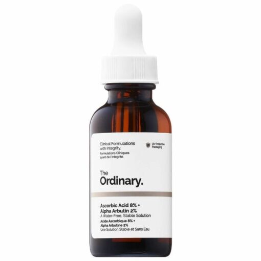 The Ordinary – Acide Ascorbique 8% + Alpha Arbutine 2% Vitamine C, 30 ml